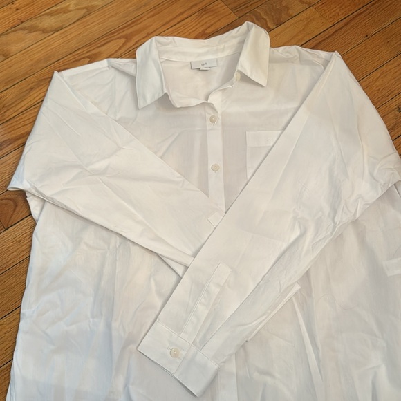 J. Jill NEW white button up - Picture 3 of 9
